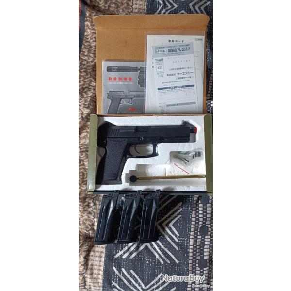 Mk23 de chez KSC Gaz Blowback calibre 6mm & 3 chargeurs en total