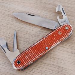 Victorinox couteau suisse Alox Soldier 1966 Elsener Victoria Rouge
