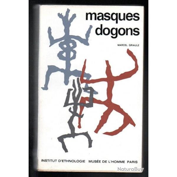 masques dogons de marcel griaule afrique noire , mali