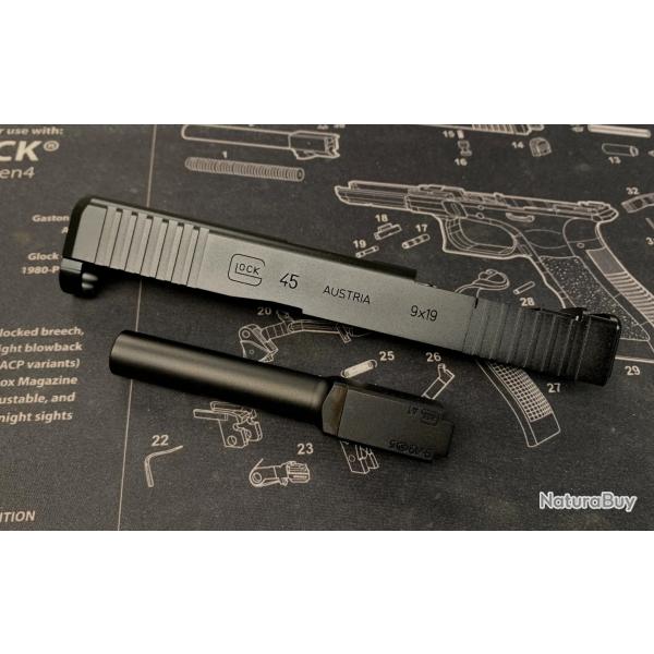 Bomber CNC Aluminum G45 MOS Slide Kit for Umarex / VFC G45 GBB series