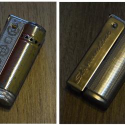 Lot Collection de 2 Briquets Automatiques Essence