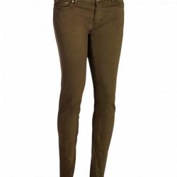 Pantalon femme droit - Vert sapin Style country chic et confort stretch 38
