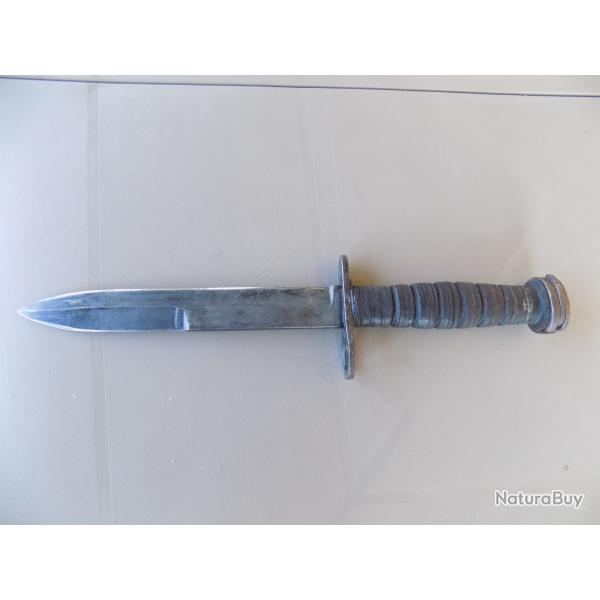 Baonnette de type U.S. M4 fabrication japonaise sans fourreau