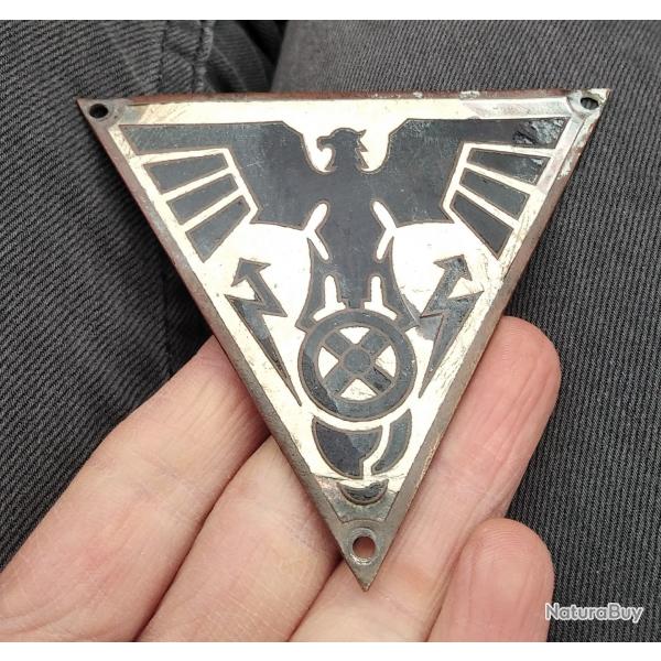 Emblme de radiateur pour automobile plaque ADLER