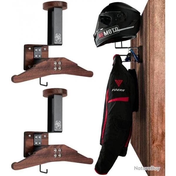 Support mural pour quipement tactique OneTigris - Noir - Walnut (2pcs)