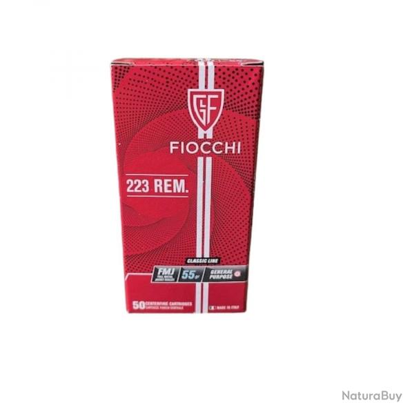 Cartouches FIOCCHI cal.223rem fmj 55gr par 50