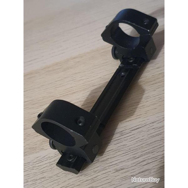 Rail et colliers montage lunette de tir chasse carabine