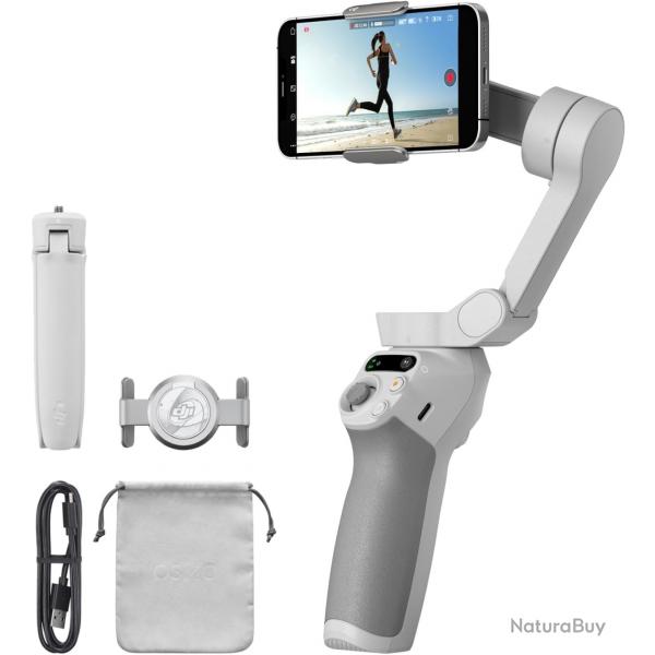 Video DJI Nacelle intelligente Osmo Mobile SE pour tlphone  3 axes, portable et pliable, Android
