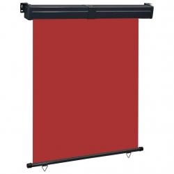 Auvent latéral de balcon 145x250 cm Rouge alsavelo