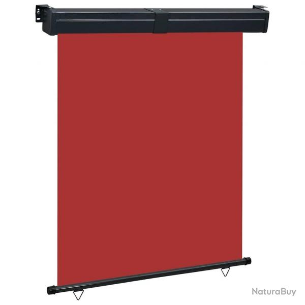 Auvent latral de balcon 145x250 cm Rouge alsavelo