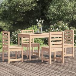 Ensemble à manger de jardin 5 pcs bois massif de pin alsavelo