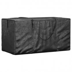 Sac de rangement pour sapin de Noël noir 150x75x75 cm PE alsavelo