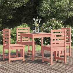 Ensemble à manger de jardin 5 pcs bois massif Douglas alsavelo