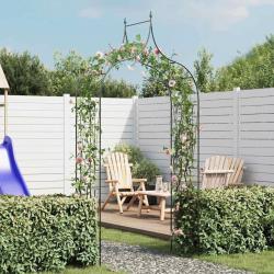 Arche de jardin Design de piquet plantes grimpantes Vert foncé alsavelo