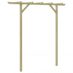 Pergola de jardin 205 x 40 x 203 cm Bois alsavelo