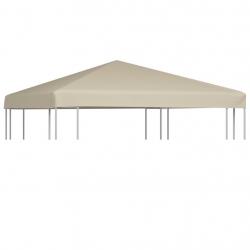 Couverture de toit de belvédère 310 g / m² 3x3 m Beige alsavelo