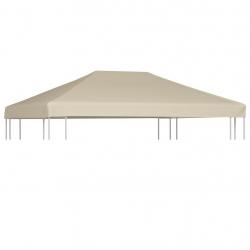 Couverture de dessus de belvédère 310 g / m² 4x3 m Beige alsavelo