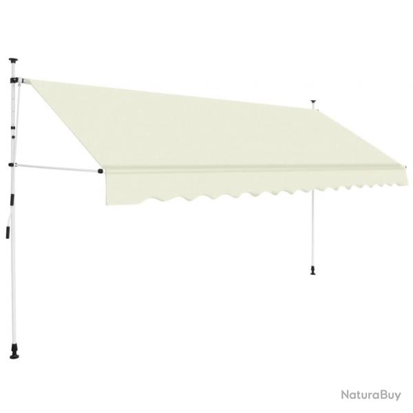 Auvent manuel rtractable 350 cm Crme alsavelo