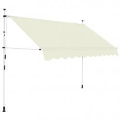 Auvent manuel rétractable 300 cm Crème alsavelo