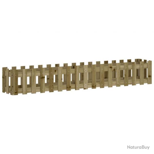 Jardinire bac lit surlev plantes fleurs terrasse jardin de jardin design de clture bois de pin