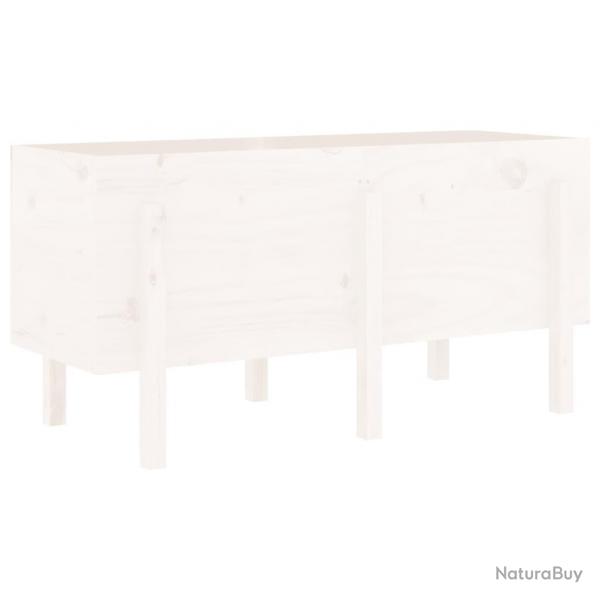 Jardinire bac lit surlev plantes fleurs terrasse jardin de jardin 121 x 50 x 57 cm bois de pin m