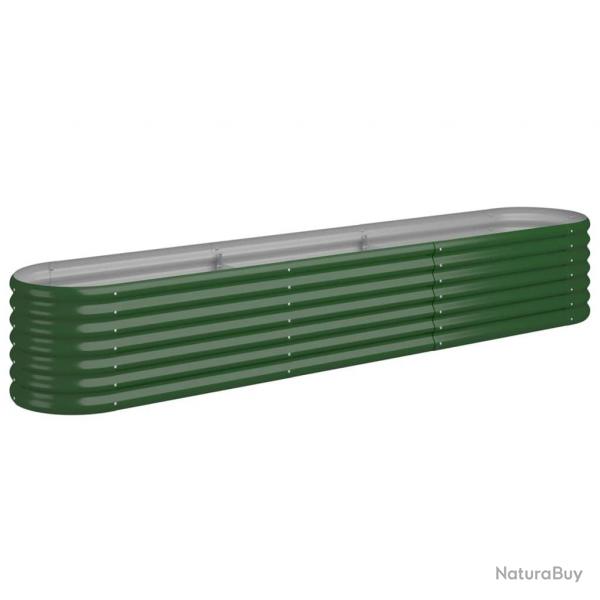 Jardinire bac lit surlev plantes fleurs terrasse jardin de jardin acier enduit de poudre 224 x 4