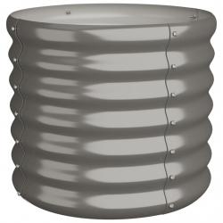 Jardinière bac lit surélevé plantes fleurs terrasse jardin de jardin acier enduit de poudre 40 x 40