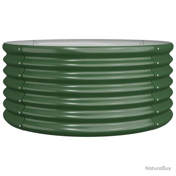 Jardinire bac lit surlev plantes fleurs terrasse jardin de jardin acier enduit de poudre 80 x 80