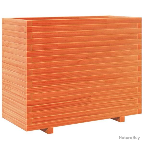 Jardinire bac lit surlev plantes fleurs terrasse jardin cire 90 x 40 x 72,5 cm bois de pin massi