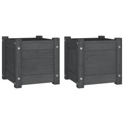 Jardini&egrave;re bac lit sur&eacute;lev&eacute; plantes fleurs jardin terrasses d'ext&eacute;rieur lot de 2 31 x 31 x 31 cm bo