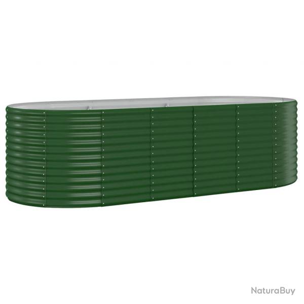 Jardinire bac lit surlev plantes fleurs terrasse jardin de jardin acier enduit de poudre 249 x 1