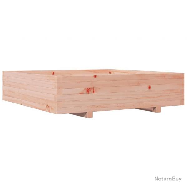 Jardinire bac lit surlev plantes fleurs terrasse jardin 100 x 100 x 26,5 cm bois massif de dougl