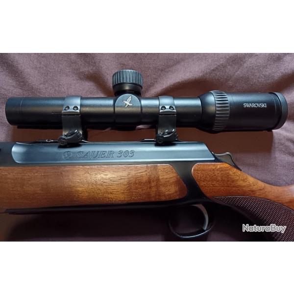 A Saisir ! Carabine Sauer modle 303 avec ces accessoires en super tat !