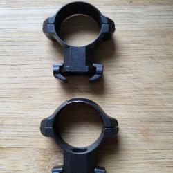 colliers montage pour lunette de 30 mm sans marque tout acier