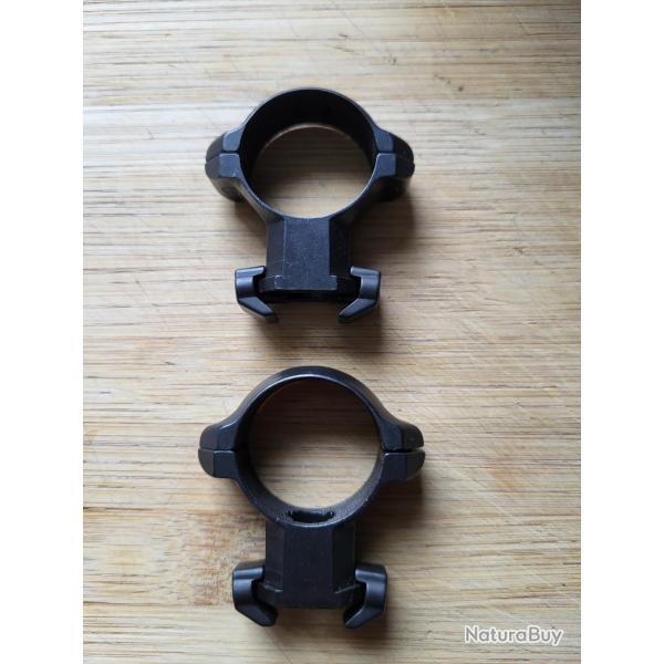 colliers montage pour lunette de 30 mm sans marque tout acier