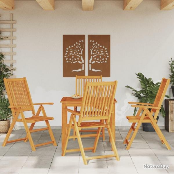 Ensemble  manger de jardin 5 pcs Bois d'acacia solide alsavelo