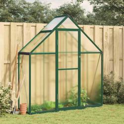 Serre avec cadre de base vert 169x58x195 cm aluminium alsavelo
