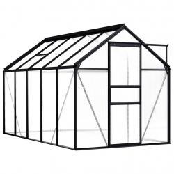 Serre Anthracite Aluminium 5,89 m² alsavelo