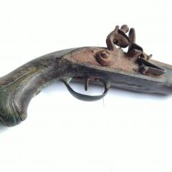 Pistolet De Carrosse à silex du XVIIIème Siècle