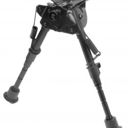 Bipied tête articulée ou fixe 5 positions 15-22 cm