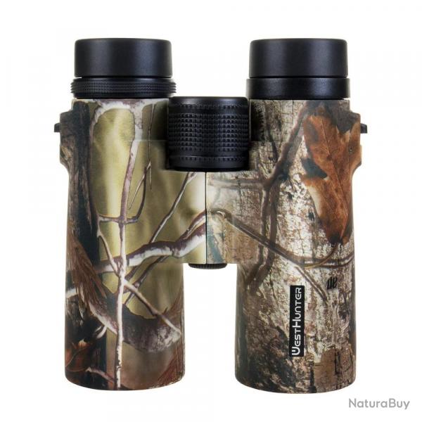 Jumelles Professionnelles WestHunter HD 10x42 Longue Porte tanches IPX5 FMC Chasse Observation