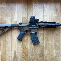 M4 tango gown GBBR custom WE Angy gun ratech magpul cerakote fde