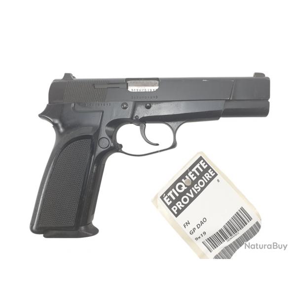 BRADERIE OCCASION - PISTOLET DOTATION POLICE FLAMANDE BROWNING GP35 DAO CAL.9X19 ref.1