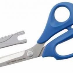 Kai V5210B V5000 Série Ciseaux 21cm Bleu Multi usages avec protection lames