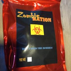 US Militaria Red Zombie Ration MRE