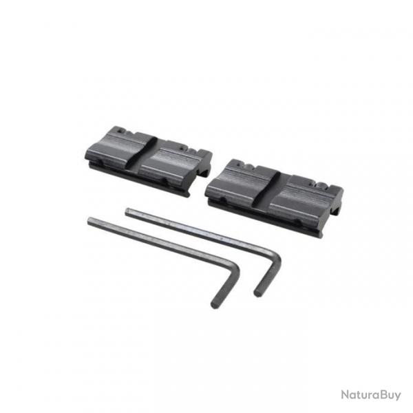 Wahoo ! Rail de Conversion 11mm vers 20mm Weaver/Picatinny