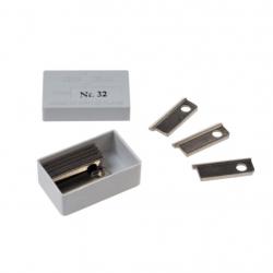 LicoSwiss 32 Lames de rechanges pour couteau Lico