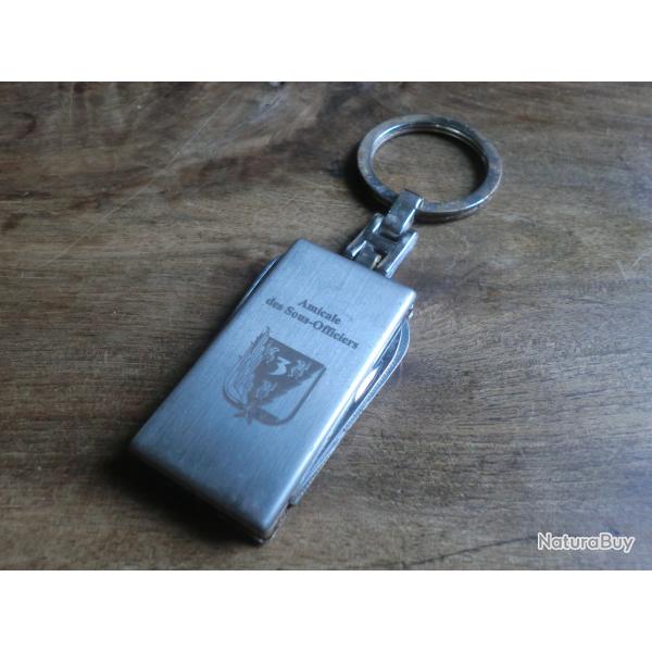 couteau porte cl multi fonction amicale des sous officiers