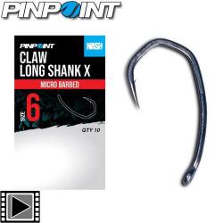 Hameçon Nash Pinpoint Claw Longshank X (par 10) n° 2