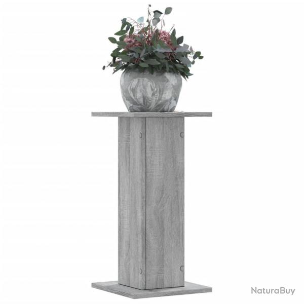 Supports pour plantes 2 pcs sonoma gris bois d'ingnierie
